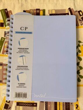 New Carolina Pad “Noted” Spiral Journal w Divider & Pockets